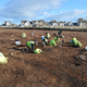 Archaeologists toiling away at the Carnoustie site. (Image: GUARD Archaeology)